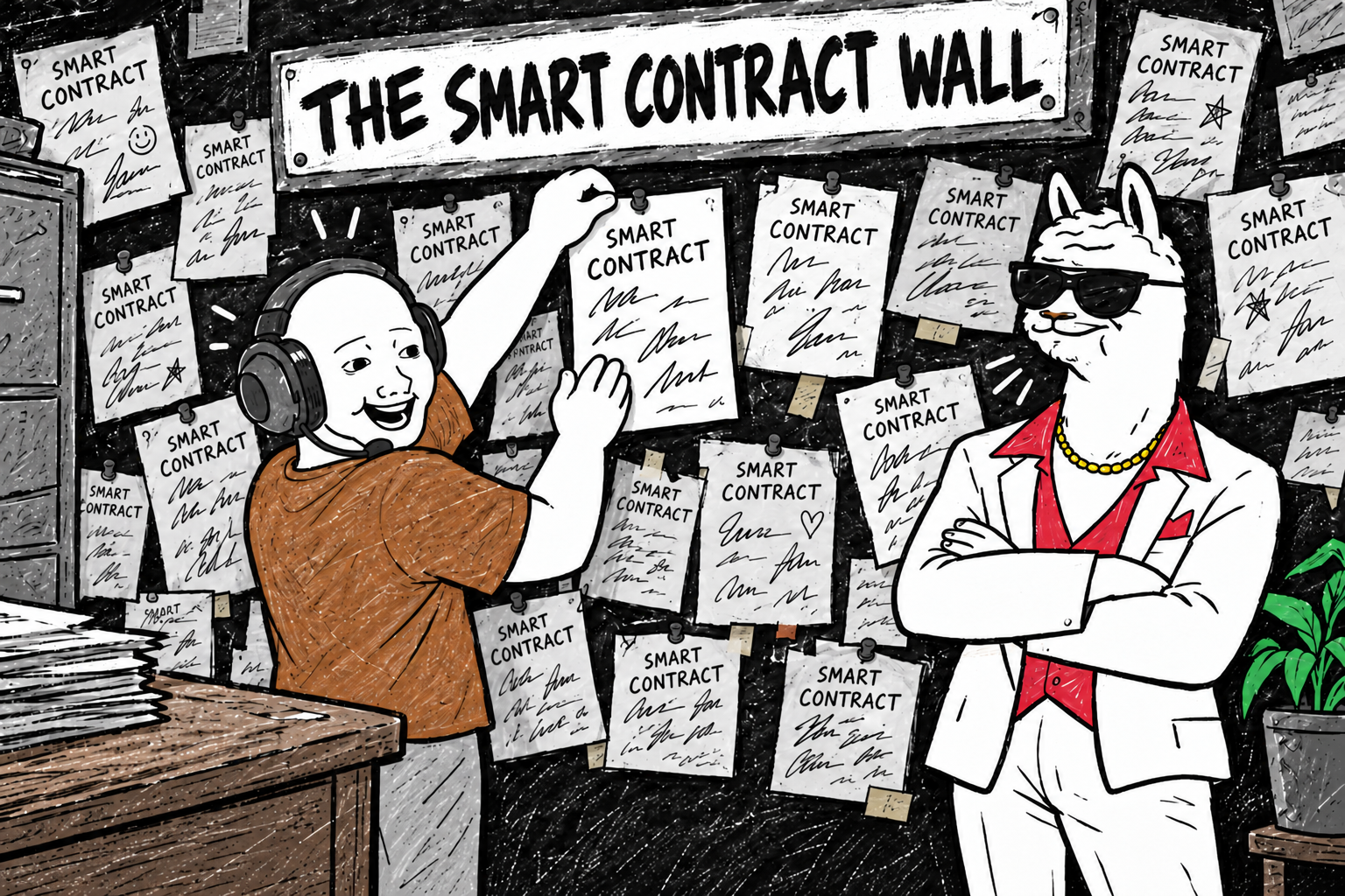 The smart contract wall